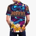 thumbnail image 2 of Saiise Sml Jeffy Y Mens Golf Shirt Moisture Wicking Dry Fit Mens Polo Shirts Dry Fit Performance Men's Golf Shirts Regular Fit Fashion Print, 2 of 7