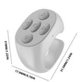 thumbnail image 4 of Wireless Bluetooth Remote Control Ring, Remote Scrolling Ring Bluetooth Page Turner for Phone, Bluetooth Camera Shutter Scroller Remote for Short Video Music, 4 of 5