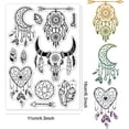thumbnail image 2 of Dream Net Catcher Clear Stamps for Card Making Decoration Scrapbooking Feather Design Silicone Rubber Stamp for Greeting Cards Photo Album Diary Decor DIY Craft, 2 of 9