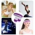 thumbnail image 6 of Toudaret Double-sided Sweat-wicking Wristband Sports Wristband Sweatbands Set Soft Elastic Moisture Wicking Wristbands Breathable Headband for Sports, 6 of 8