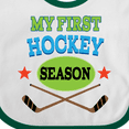 thumbnail image 4 of Inktastic My First Hockey Season Boys or Girls Baby Bib, 4 of 4