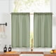thumbnail image 1 of Cortinas de Cocina de Lino jinchan 91x91 cm Verde 2 Paneles, 1 of 8