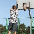 thumbnail image 5 of Sikiie Beach Basketball Jersey Reversible Men's Mesh Athletic Sports Shirts Training Practice S-4XLMedium, 5 of 6