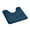 Navy Blue, variant on Evideco French Home Goods Cobble Stone Mat Rustic Tailored Black 100% Polyester Microfiber Bath Rugs, 20"L x 20"W x 1/2"H, Non-Slip Backing
