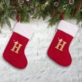 thumbnail image 5 of CxhicLuv Knitted Wool Christmas Stocking Gift Bag, Embroidered Letter Santa Stocking, Medium-Size Holiday Gift Bag, Versatile Christmas Decor for Tree and Fireplace, Durable & Festive, 5 of 6