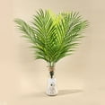 thumbnail image 4 of Yuarrent 2 piezas de plantas de árboles artificiales 9 tenedores falsos adornos de hojas al aire libre interior para dormitorio Decoración, 4 of 6
