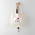 thumbnail image 5 of CafePress - I Love (Heart) Field Hockey Tote Bag - Unisex Canvas Tote Bag, Beige, 1-Piece, 5 of 7
