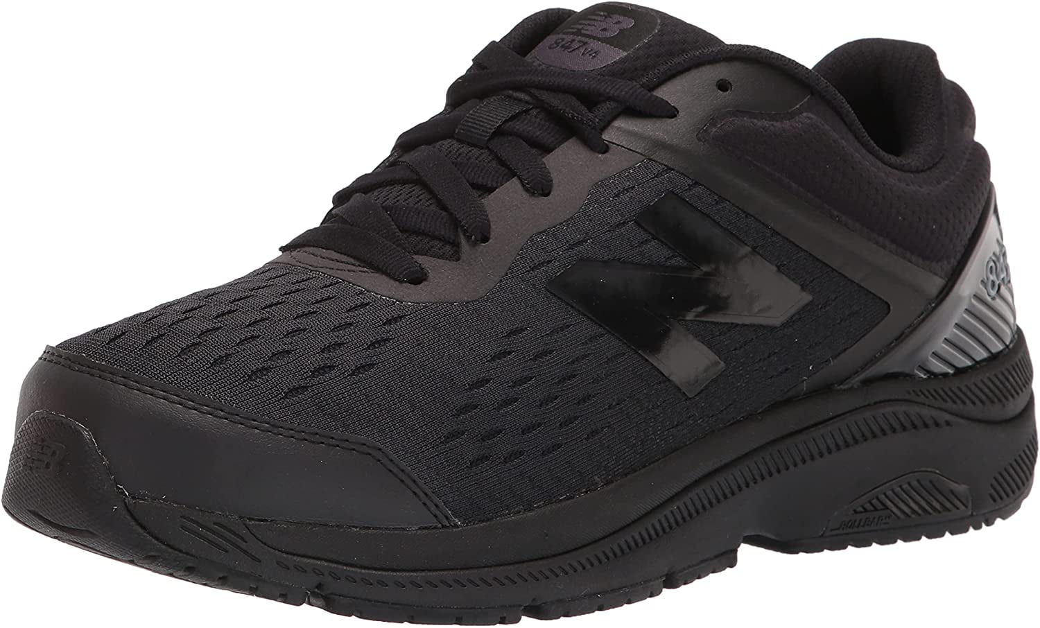 New Balance Womens 847 V4 Walking Shoe 8 X-Wide Black/Black/Black -  Walmart.com