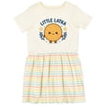 thumbnail image 3 of Inktastic Little Latka Cute Hanukkah Design Girls Toddler Dress, 3 of 5