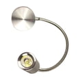 thumbnail image 1 of Lámpara de pared LED con brazo flexible de 360 grados, 85-265 V CA, 3 W, luz de lectura LED, lámpara de noche con cuello de cisne (blanca), 1 of 4