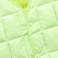 thumbnail image 4 of ATOGUTA Fall Jackets for Girls Puffer Vest Lightweight Waterproof Sleeveless Outwear for Boys Girls Green, Size 2T-8, 4 of 5