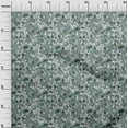 thumbnail image 3 of oneOone Cotton Jersey Dusty Teal Green Fabric Paisleys Sewing Material Print Fabric By The Yard 58 Inch Wide, 3 of 6