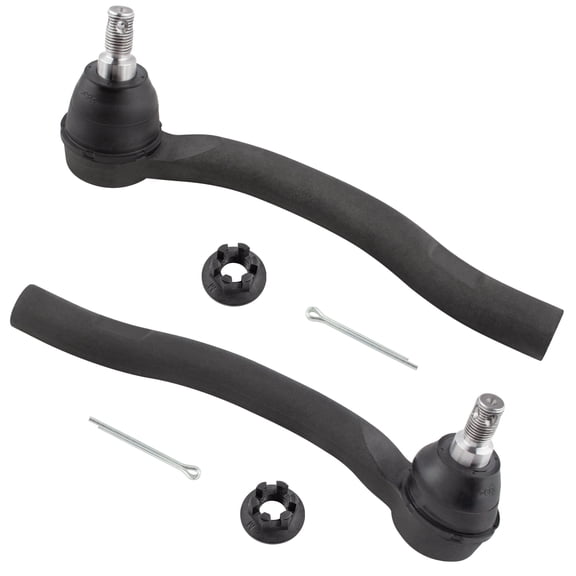 BOXI 2pcs Front Outer Tie Rod Ends Fit for Acura MDX 2007 2008 2009 2010 2011 2012 2013 / for Acura ZDX 2010 2011 2012 2013 / for Honda Pilot 2009 2010 2011 2012 2013 2014 2015 | ES800825 ES800824