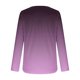 thumbnail image 5 of Neewe Women Tops Loose Fit Long Sleeve Round Neck Button T Shirts Business Casual Blouses Dressy Fall Fashion Work Clothes, 5 of 6