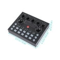 thumbnail image 2 of WHAMVOX Game Live Sound Card 1Pack Black Iron Audio For Live Streaming Back to School, 2 of 8