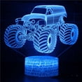 thumbnail image 1 of Lámpara nocturna con diseño de anime Big Foot Car, lámpara de ilusión 3D, 1 of 1