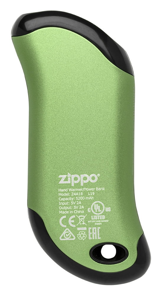 Zippo Green Heatbank 9s Rechargeable Hand Warmer