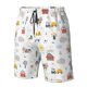 thumbnail image 4 of Fotbe Farm Animals Trajes de Baño Estampados para Hombre, Shorts de Verano de Secado Rápido, Ropa de Playa, Bañadores-3X-Large, 4 of 6