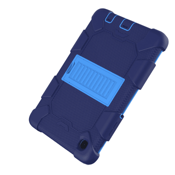 For Samsung Galaxy Tab A7 Case 2021 (SM-T220/T225), Hybrid Samsung a7 Case 8.7 Inch with Stand, Shock Resistant Rugged Samsung Tablet a7 Case for Boys and Girls (Dark Blue)