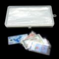 thumbnail image 2 of ZheElen 100 Pièces Portable PP Réutilisable Argent Poche de Remplacement Étanche à la Poussière Transparent Argent Album avec Étui de Rangement Seulement un 1Set, 2 of 6