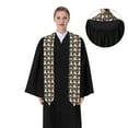 thumbnail image 4 of Fotbe Cute Bee Gnome Printed Class of 2024 Graduation Stole, 4 of 7