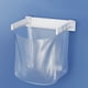 thumbnail image 1 of Soporte plegable para bolsa de basura de cocina | Soporte de almacenamiento montado en la pared para el hogar | Colgador de bolsas de basura de plástico que ahorra espacio | Blanco | Bastidor, 1 of 6