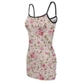 thumbnail image 5 of Ladies Elegant Sling Sleeveless Sexy Dress flowers, 5 of 6