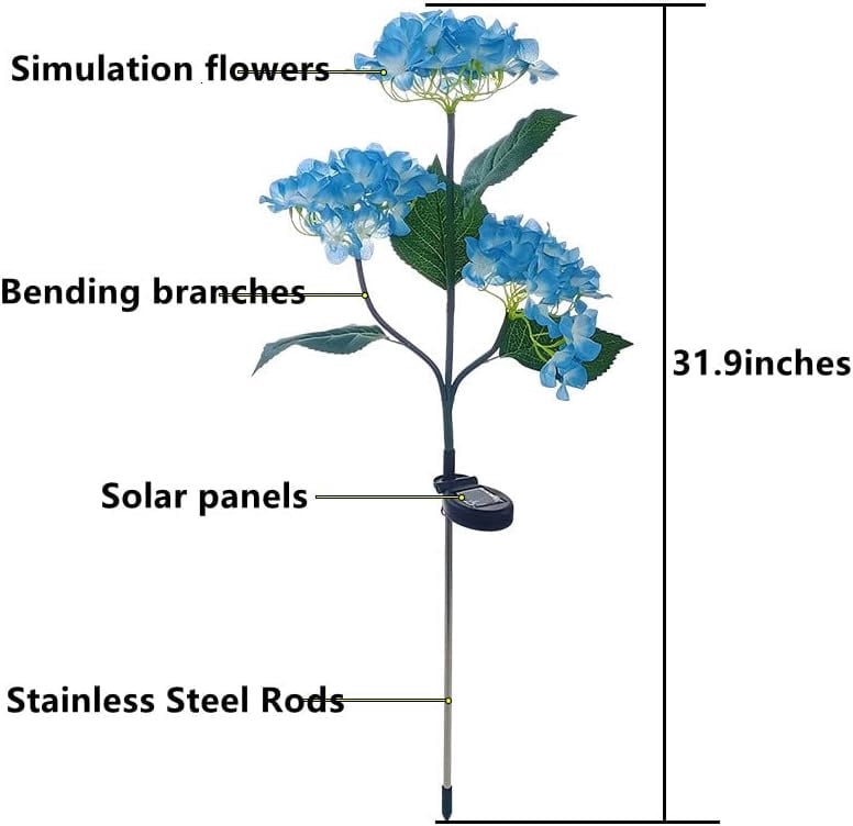 4-Piece Set Of Outdoor Solar Courtyard Lights - Larger And More Realistic Embroidered Ball Flower Lights, Courtyard Garden Lawn Channel Outdoor Colorful Lights Decoration Gifts