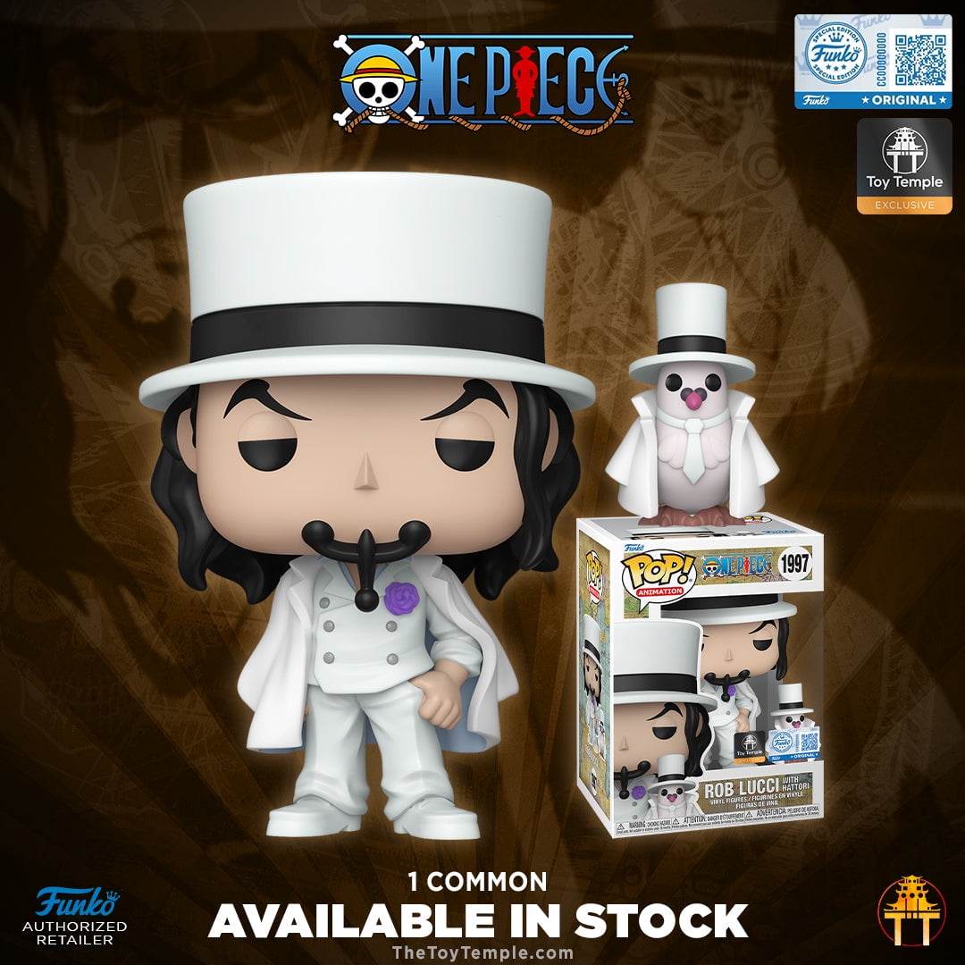 Funko Pop! & Buddy Animation: One Piece - Rob Lucci with Hattori #1997 Toy Temple Exclusive