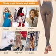 thumbnail image 1 of Leggings Térmicos 2 uds. Medias con forro polar, mallas para mujer, pantimedias elásticas (negro, paso de 85g) Wdftyju Libre de BPA, 1 of 5