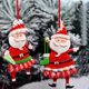 thumbnail image 5 of Navideños Calcetines De Papá Noel Colgante Árbol De Navidad Regalo Colgante Para Amigos Y Familiares 2021 Adornos matsuzay HA043220-03, 5 of 6