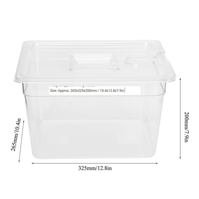Récipient sous Vide avec Couvercle, avec Marques de Calibration Charnière Récipient sous Vide, pour la Cuisine à la Maison