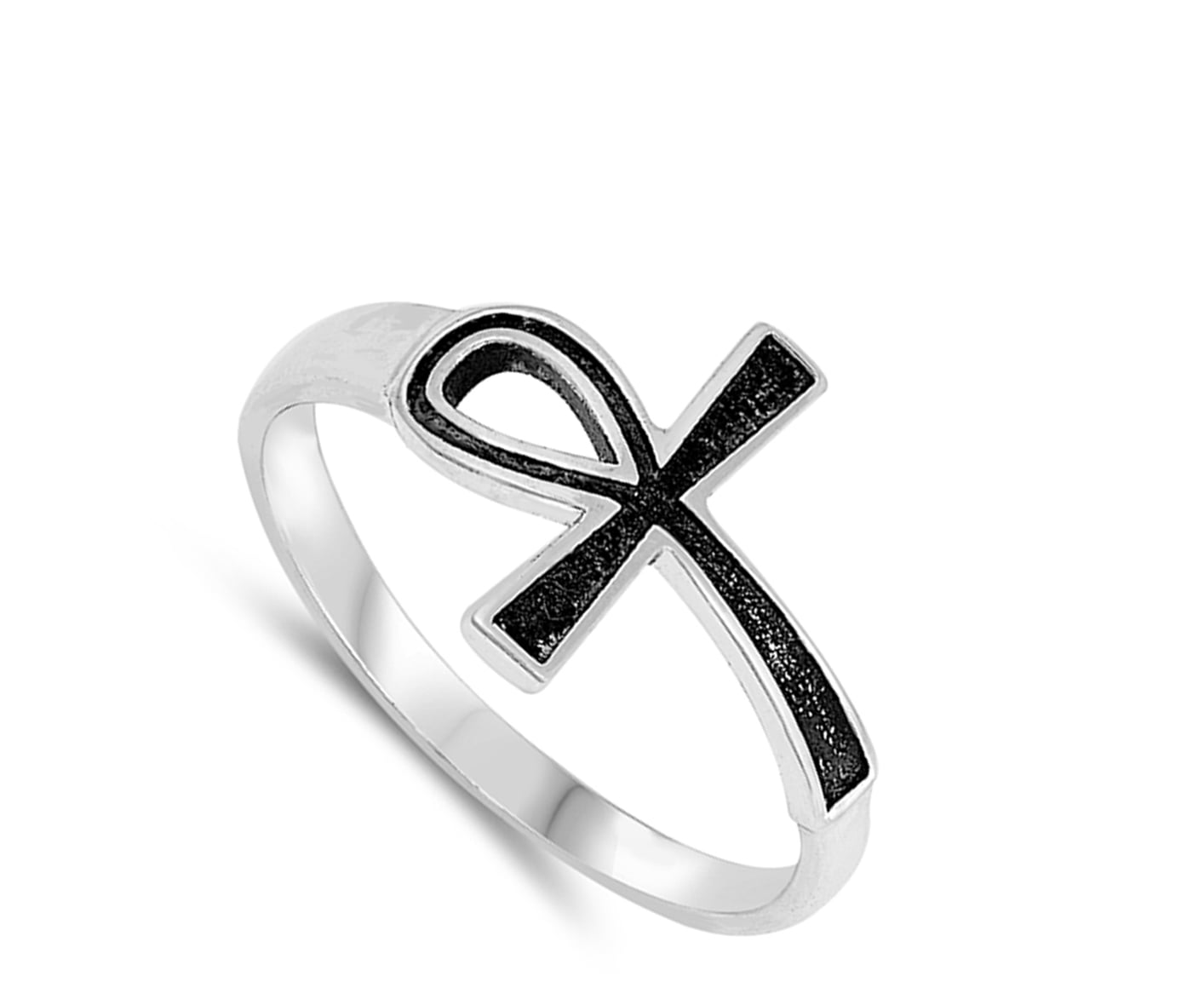 Egyptian Ankh Snake Silver Ring | Egyptian Jewelry, Silver Jewelry