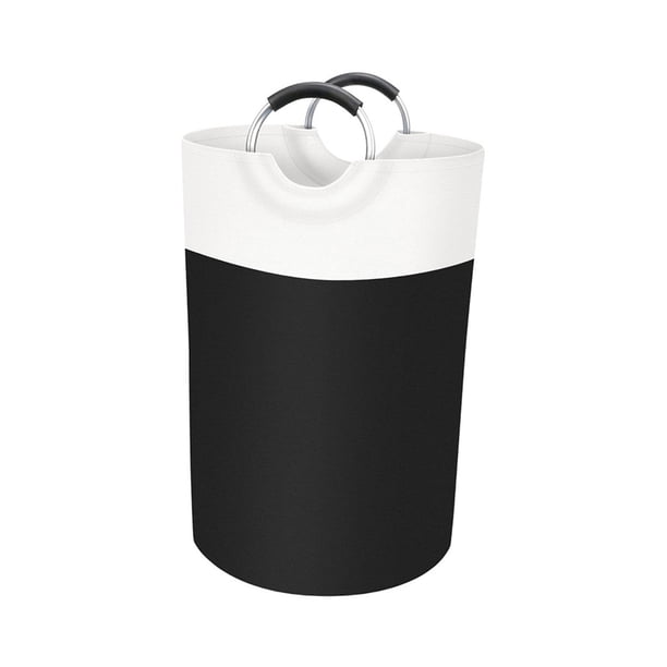 Cesta de almacenamiento de ropa, Cesta de lavado plegable Juguetes con asa Cesta de ropa Contenedores Cesto de ropa para sala de estar Cuarto de baño Negro mayimx Cesto de la ropa
