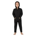 thumbnail image 4 of Joggies - Pitch Black Toddler Footless Hoodie One Piece - Toddler - XLarge (Fits 3'7 - 3'9"), 4 of 4