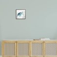 thumbnail image 2 of Stupell Industries Sea Turtle Ocean Botanicals Rustic Plank Pattern Graphic Art Black Framed Art Print Wall Art, Design by Carol Robinson, 2 of 5