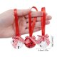 thumbnail image 4 of 12 cascabeles navideños con forma de copo de nieve, colgantes decorativos de metal, adornos para colgar en el árbol de Navidad, decoraciones para fiestas en el hogar de Año Nuevo 2025, 4 of 5