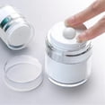 thumbnail image 1 of Airless Pump Bottle Cream Jar Vacuum Bottle Travel Airless Pump Jar Moisturizer Container Portable Moisturizer Pump Dispenser Refillable Cosmetic Jars, 1 of 4