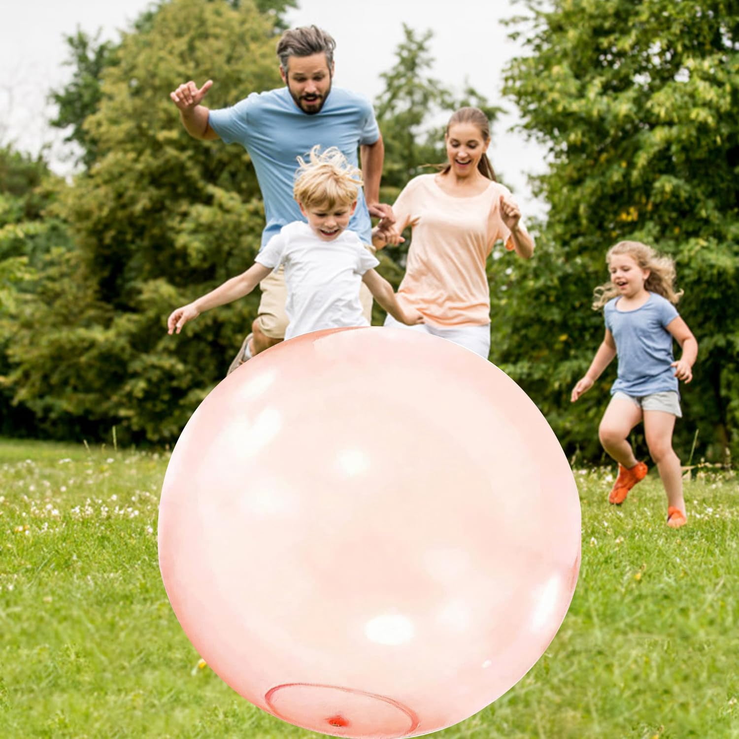 Giant Inflatable Water Balloons Yellow Green Orange 70cm Outdoor Indoor Party Pool Game