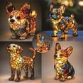 thumbnail image 4 of 2026 New Corgi Lamp and Pug Lamps, Boxer Dog Lamp, Dogs Series Art Night Light, Retro Stained Resin Tabletop LED Night Light, 3D Cute Pet LED Table Lamps, Fun Gift for Dog Lover (Golden Retriever), 4 of 7