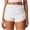 White, variant on Women's Athletic Running Shorts Quick Dry Lightweight Workout Gym Shorts with Mesh Pockets White
