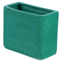 Worgeous Ceramic Hanging Planter for Decoration Creative Green Flower Pot Wall Mounted Vase 4.7 Inches