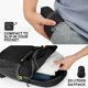 thumbnail image 4 of Mochila Gonex ultraligera y plegable de 20 litros (negra), 4 of 7