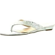 De Blossom Collection Mendy-20 Womens Slip-On Flip Flop Sandals
