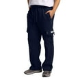 thumbnail image 2 of Mens Sweatpants with Pockets Solid Color Mid Waisted Fitness Trousers Drawstring Loose Waist Long Pant Travel Fall Hiking Outdoor Sport Pants, 2 of 9