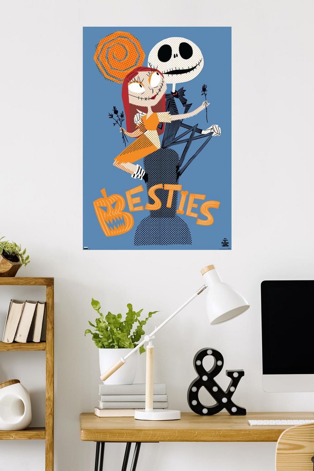 Disney Tim Burton's The Nightmare Before Christmas - Besties Wall Poster, 22.375" x 34"