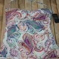 thumbnail image 6 of Lauren Ralph Lauren WHITE PAISLEY Captiva Paisley Twist-Front Tankini Top Size 0, 6 of 9