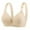 Beige, variant on KDFJPTH Bras For Women Wirefree Push-Up Feamle Solid Blue 42