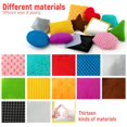 thumbnail image 3 of Pufs sensoriales Teytoy Texture para bebés con bolsa de almacenamiento, 3 of 9