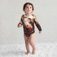 thumbnail image 4 of Xecao Colorful Abstract Eagle Print Baby unisex-baby Cotton Long-sleeve Bodysuits-3 Months, 4 of 6